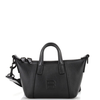 Balenciaga Hourglass Zip Tote Leather XXS