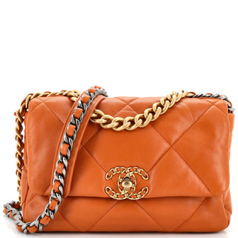 Chanel 19 Flap Bag Quilted Leather Medium