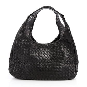 Bottega Veneta Campana Hobo Intrecciato Nappa Small Black 2458901