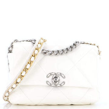 Chanel 19 Flap Bag Quilted Leather Medium