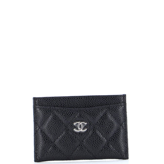 Chanel Classic Card Holder Quilted Caviar