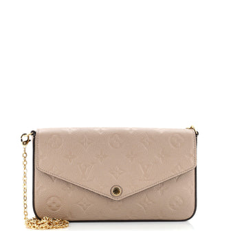 Louis Vuitton Felicie Pochette Monogram Empreinte Leather