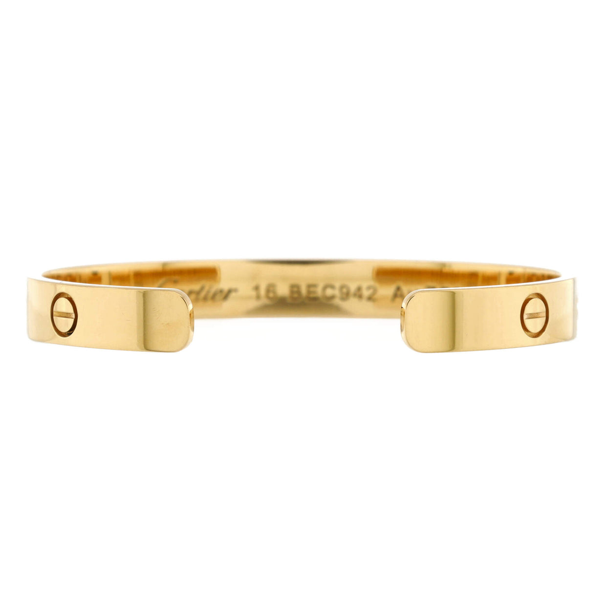 Cartier Love Cuff Bracelet 18K Yellow Gold Yellow gold 2459051