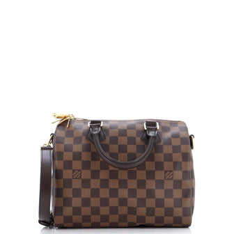 Louis Vuitton Speedy Bandouliere Bag Damier 25