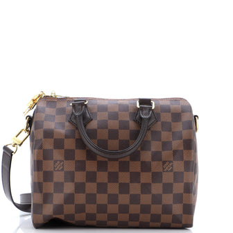 Louis Vuitton Speedy Bandouliere Bag Damier 25