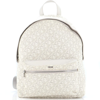 Christian Dior Rider Backpack Oblique Canvas Medium
