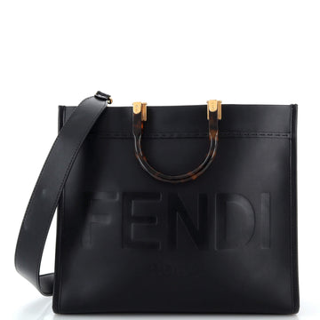 Fendi Sunshine Shopper Tote Leather Medium