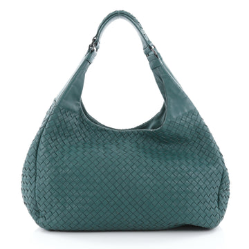 Bottega Veneta Campana Hobo Intrecciato Nappa Large Blue 2459901
