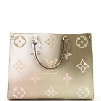Louis Vuitton OnTheGo Tote Spring in the City Monogram Giant Canvas MM