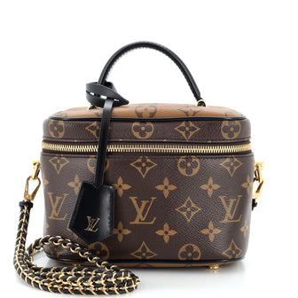 Louis Vuitton Vanity Handbag Reverse Monogram Canvas PM