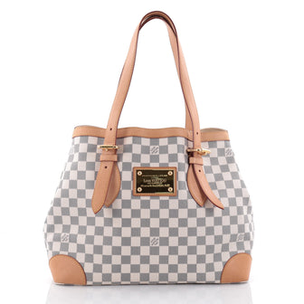 Louis Vuitton Hampstead Handbag Damier MM White 2460301