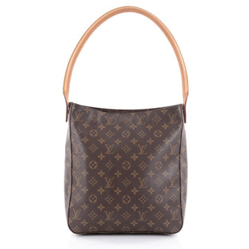 Louis Vuitton Looping Handbag Monogram Canvas GM Brown 2460303