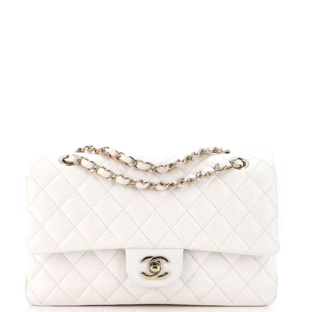 Classic Double Flap Bag Quilted Caviar Medium ...