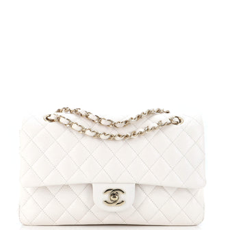 Chanel Classic Double Flap Bag Quilted Caviar Medium