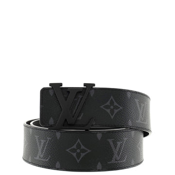 Louis Vuitton LV Line Reversible Belt Monogram Eclipse Canvas and Leather Wide