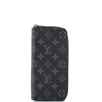 Louis Vuitton Zippy Wallet Monogram Eclipse Canvas Vertical