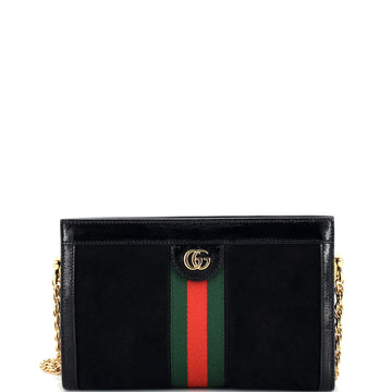 Gucci Ophidia Chain Shoulder Bag Suede Small