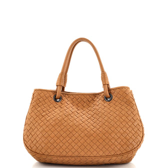Bottega Veneta Open Shopping Tote Intrecciato Nappa Small