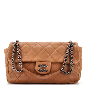 Chanel Coco Casual Flap Bag Quilted Caviar Medium