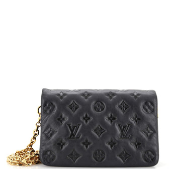 Louis Vuitton Coussin Pochette Monogram Embossed Lambskin
