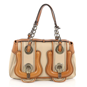 Fendi B. Bag Leather Medium Brown 2460701