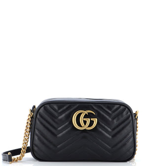 Gucci GG Marmont Shoulder Bag Matelasse Leather Small