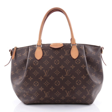 Louis Vuitton Turenne Handbag Monogram Canvas MM Brown 2460801