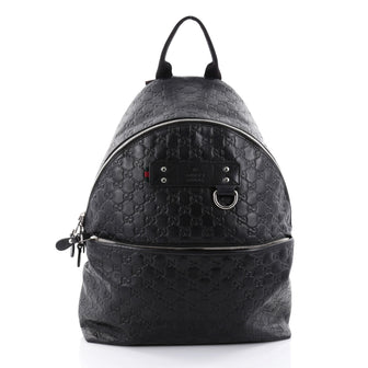 Gucci Zip Pocket Backpack Guccissima Leather Medium 2461101