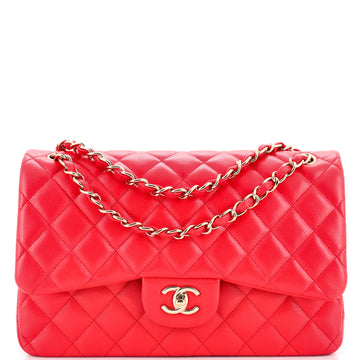 Chanel Classic Double Flap Bag Quilted Caviar Jumbo
