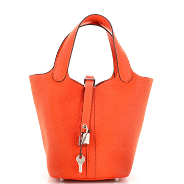 Hermes Picotin Lock Bag Clemence PM