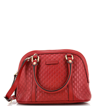 Gucci Convertible Dome Satchel (Outlet) Microguccissima Leather Mini