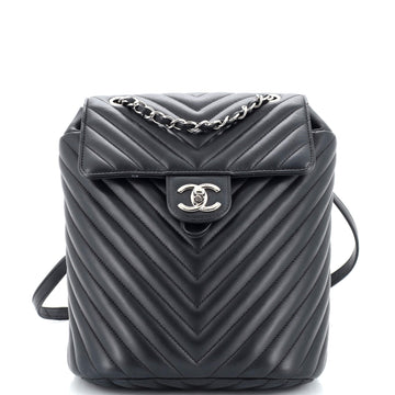 Chanel Urban Spirit Backpack Chevron Leather Small