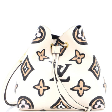 Louis Vuitton NeoNoe Handbag Wild at Heart Monogram Giant MM