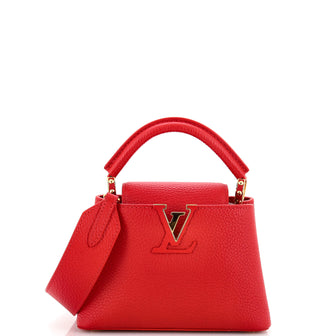 Louis Vuitton Capucines Bag Leather Mini