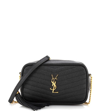 Saint Laurent Lou Camera Bag Matelasse Chevron Leather Mini