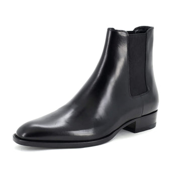 Saint Laurent Men's Wyatt Chelsea Boots Leather