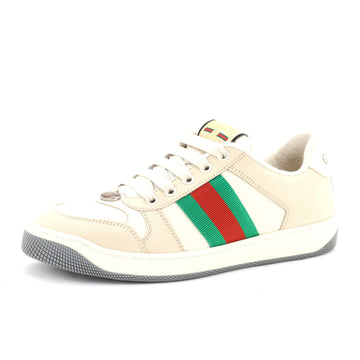 Gucci Screener Sneakers Fabric and Leather