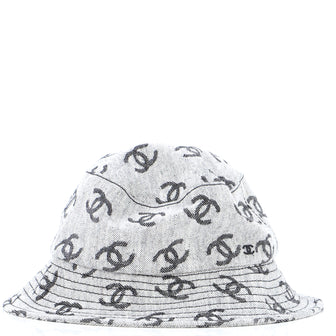 Chanel CC Bucket Hat Printed Cotton