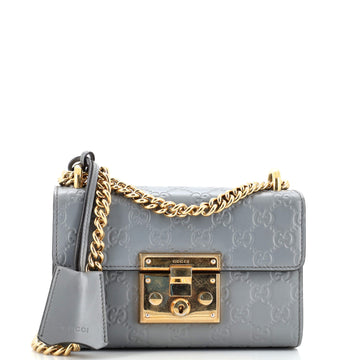 Gucci Padlock Shoulder Bag Guccissima Leather Small