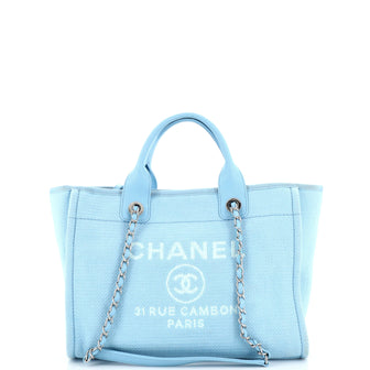 Chanel Deauville NM Tote Mixed Fibers Small