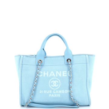 Chanel Deauville NM Tote Mixed Fibers Small