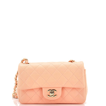 Chanel Classic Single Flap Bag Quilted Lambskin Mini