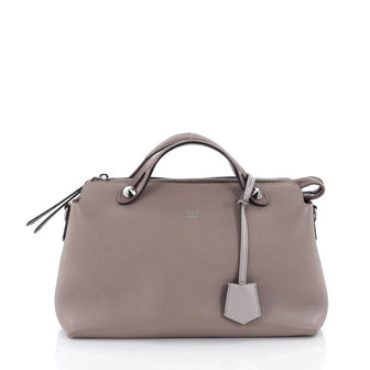 Fendi By The Way Satchel Calfskin Small Gray 2464604