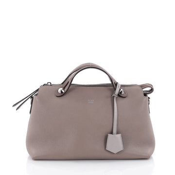 Fendi By The Way Satchel Calfskin Small Gray 2464604