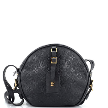 Louis Vuitton Boite Chapeau Souple Bag Monogram Empreinte Leather MM