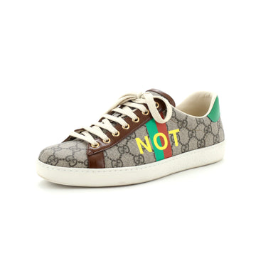 Gucci Fake/Not Ace Sneakers GG Coated Canvas