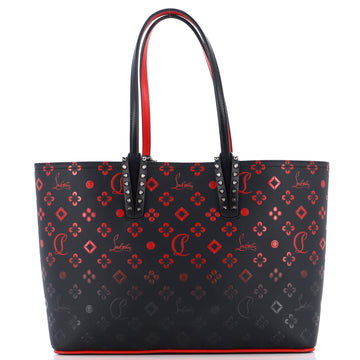 Christian Louboutin Cabata East West Tote Degrade Monogram Printed Leather Small