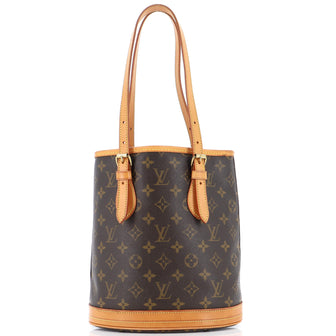 Louis Vuitton Petit Bucket Bag Monogram Canvas