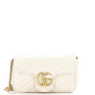 Gucci GG Marmont Flap Bag Matelasse Leather Super Mini