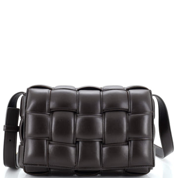 Bottega Veneta Cassette Crossbody Bag Padded Maxi Intrecciato Leather